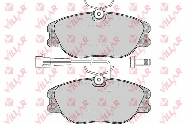 Kit de plaquettes de frein, frein à disque VILLAR 626.0556
