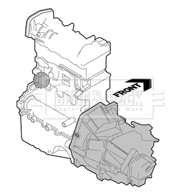 Support moteur BORG & BECK BEM3573