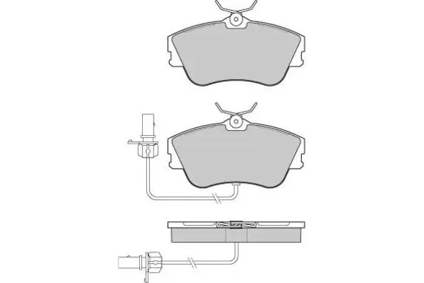 Kit de plaquettes de frein, frein à disque E.T.F. 12-0994