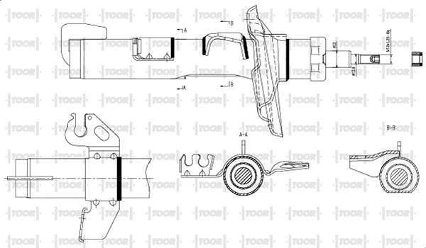 Amortisseur TOOR SG15300