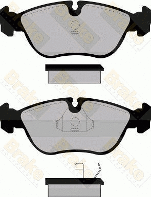 Kit de plaquettes de frein, frein à disque Brake ENGINEERING PA878