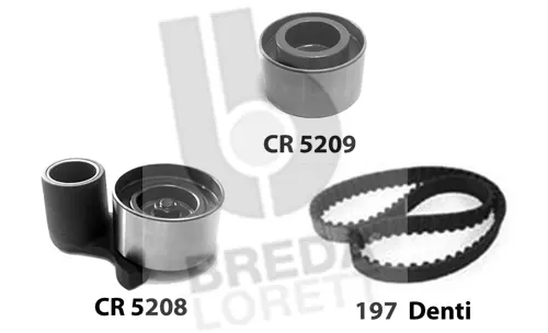 Kit de courroie crantée BREDA LORETT KCD0281