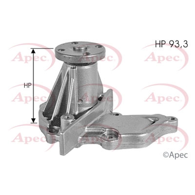 Pompe à eau, refroidissement du moteur APEC AWP1190