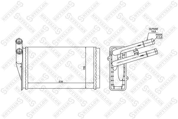 Système de chauffage STELLOX 10-35021-SX