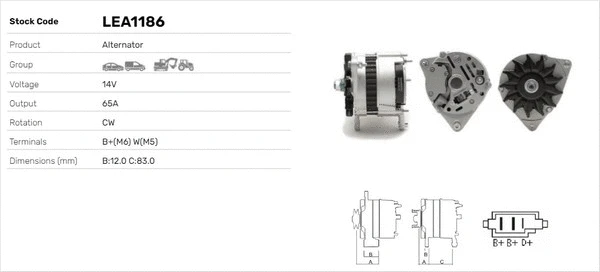 Alternateur LUSA LEA1186