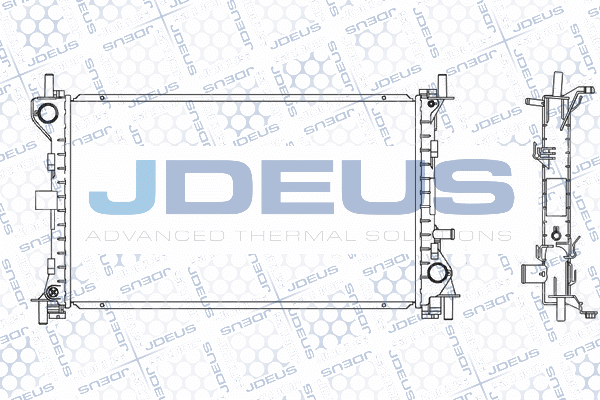 Radiateur, refroidissement du moteur JDEUS M-012089A