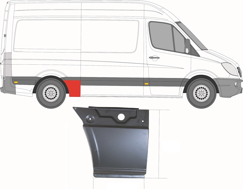 Panneau latéral BINDER 3547566