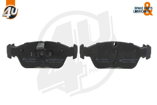 Kit de plaquettes de frein, frein à disque 4U Autoparts 22229BW