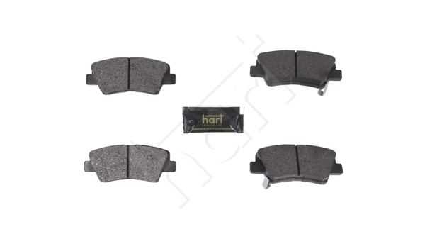 Kit de plaquettes de frein, frein à disque HART 261 820