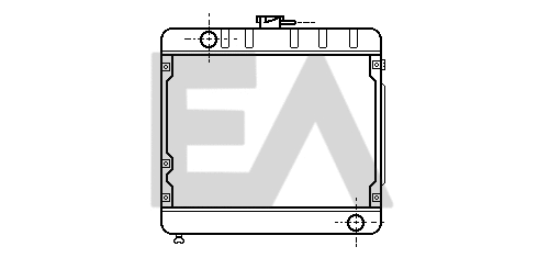 Radiateur, refroidissement du moteur EACLIMA 31R50013