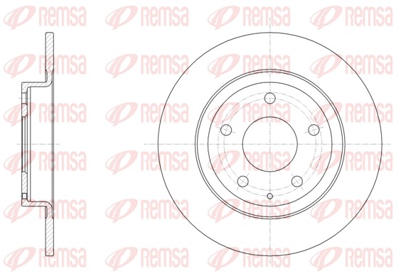 Disque de frein REMSA 61519.00