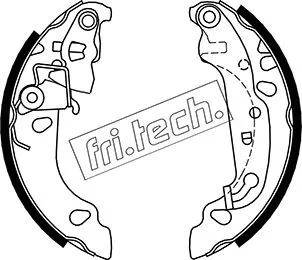 Jeu de mâchoires de frein fri.tech. 1040.150