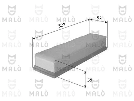 Filtre à air AKRON-MALÒ 1500582