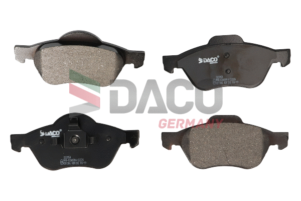 Kit de plaquettes de frein, frein à disque DACO Germany 323954