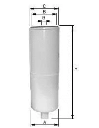 Filtre à carburant SAMPIYON FILTER CS 0163 M MB