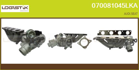 Turbocompresseur, suralimentation LGK 070081045LKA
