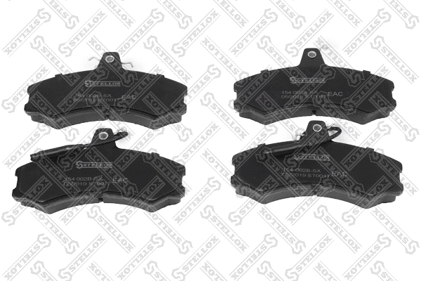 Kit de plaquettes de frein, frein à disque STELLOX 154 002B-SX