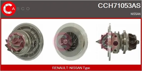 Groupe carter, turbocompresseur CASCO CCH71053AS