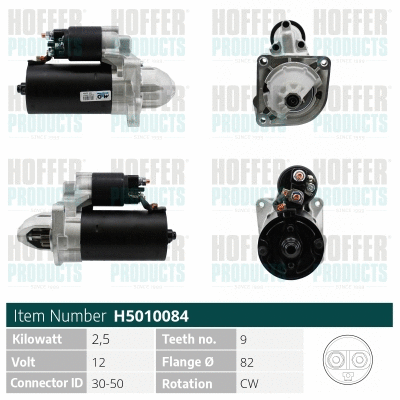 Démarreur HOFFER H5010084