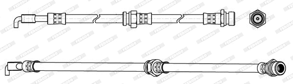 Flexible de frein FERODO FHY2816