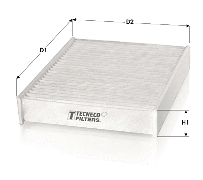 Filtre, air de l'habitacle TECNECO FILTERS CK25001