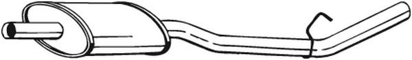 Silencieux central KLOKKERHOLM 200-267