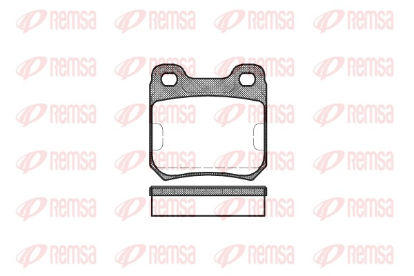 Kit de plaquettes de frein, frein à disque REMSA 0239.10