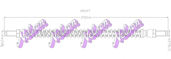 Flexible de frein KAWE H0147