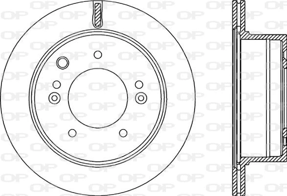 Disque de frein OPEN PARTS BDR2241.20