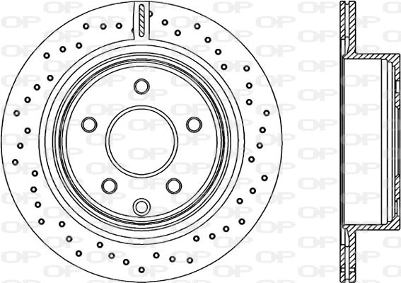 Disque de frein OPEN PARTS BDRS2208.25