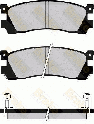 Kit de plaquettes de frein, frein à disque Brake ENGINEERING PA551