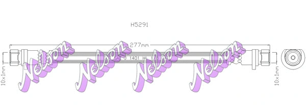 Flexible de frein KAWE H5291
