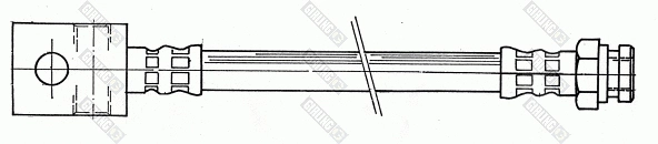 Flexible de frein GIRLING 9001215