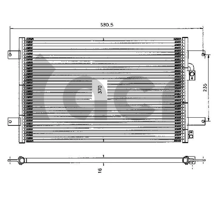 Condenseur, climatisation ACR 300083