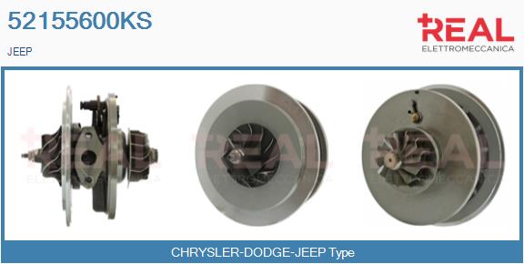Groupe carter, turbocompresseur REAL 52155600KS