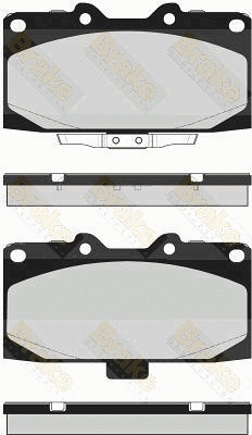 Kit de plaquettes de frein, frein à disque Brake ENGINEERING PA1694