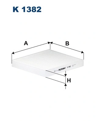 Filtre, air de l'habitacle FILTRON K 1382