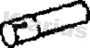 Tuyau d'échappement KLARIUS 460002