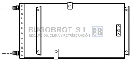 Condenseur, climatisation BUGOBROT 62-PE5159
