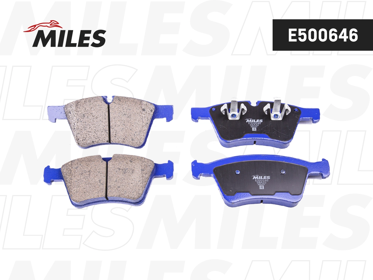 Kit de plaquettes de frein, frein à disque MILES E500646