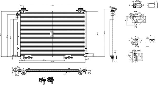 Condenseur, climatisation PowerMax 7110123