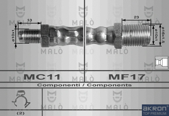 Flexible de frein AKRON-MALÒ 8623