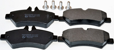 Kit de plaquettes de frein, frein à disque DENCKERMANN B111007