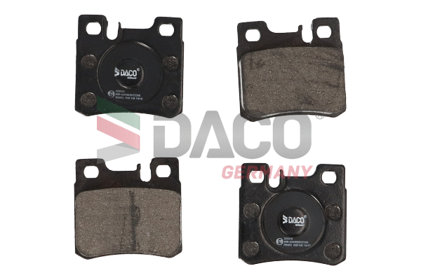 Kit de plaquettes de frein, frein à disque DACO Germany 323315