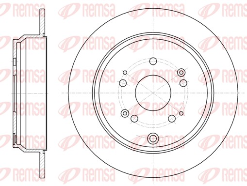Disque de frein REMSA 61174.00