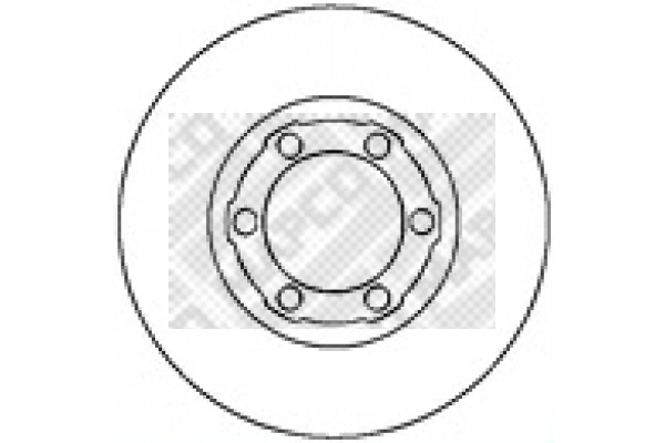 Disque de frein MAPCO 15250