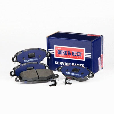 Kit de plaquettes de frein, frein à disque BORG & BECK BBP1623