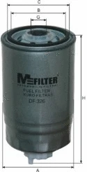 Filtre à carburant MFILTER DF 326