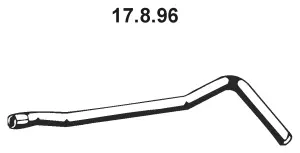 Tuyau d'échappement EBERSPÄCHER 17.8.96