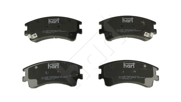 Kit de plaquettes de frein, frein à disque HART 224 178